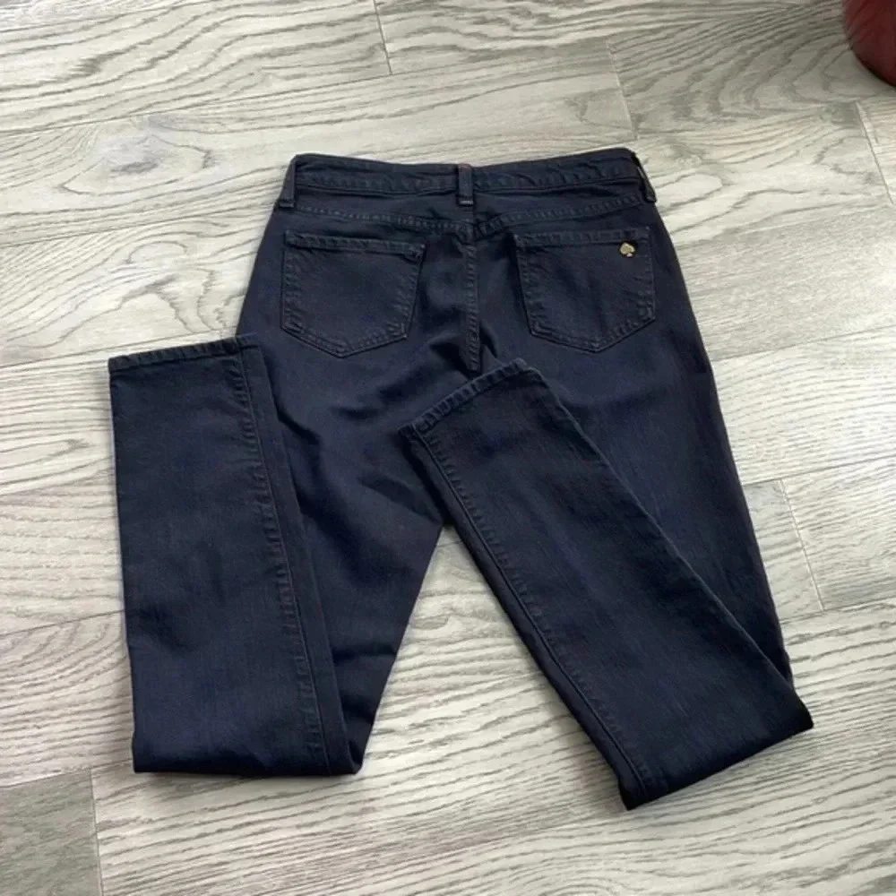 Kate Spade Play Hooky -Broome Street black skinny mid rise jeans size27 EUC